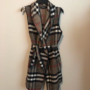 Burberry patterned vest tunic